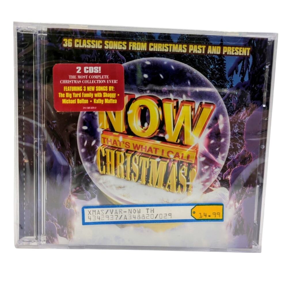NOW That's What I Call Christmas! 2CD 2001 Holiday Pop R&B Capitol Records New